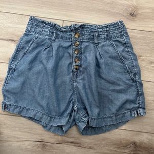American Eagle womens paperbag shorts size 6